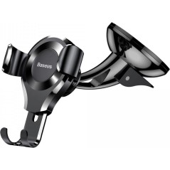 Baseus Gravity Phone Holder for Car - Stylish Black Design for Ultimate Convenience